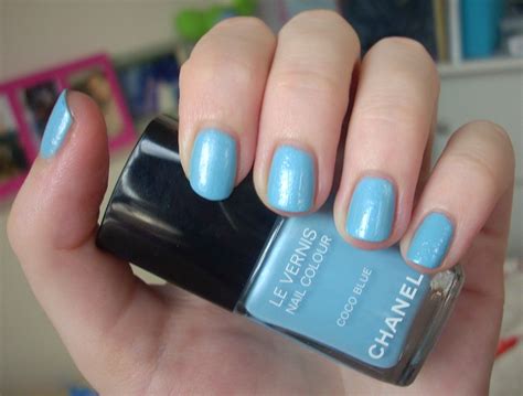 chanel nail coco blue